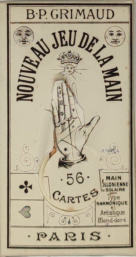 Jeu divinatoire de chiromancie dit « Jeu de la main »