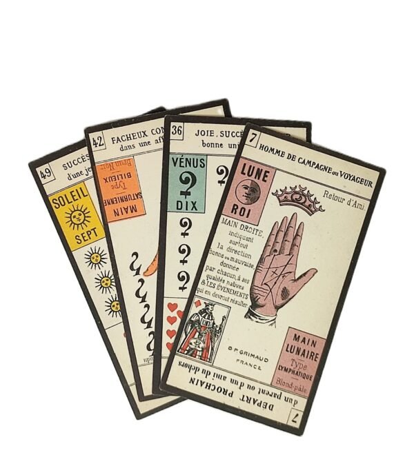 Jeu divinatoire de chiromancie dit « Jeu de la main »