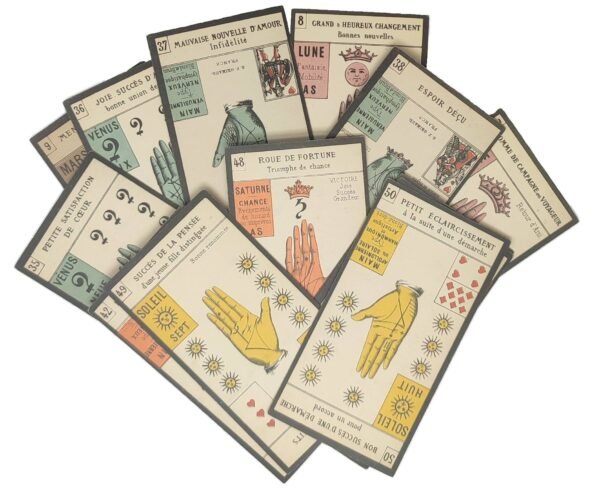 Jeu divinatoire de chiromancie dit « Jeu de la main »