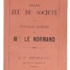 GRAND JEU DE MELLE LE NORMAND (édition ancienne, 1933)