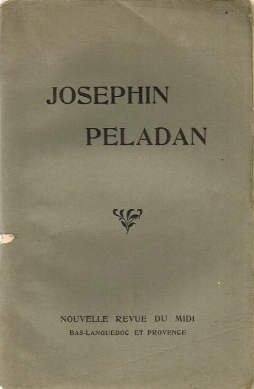 Nouvelle Revue du Midi n° 10, décembre 1924. Numéro entièrement consacré à Joséphin Péladan