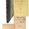 Oedipe et le Sphinx + 2 lettres autographes signées de Joséphin Péladan