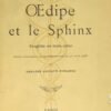 Oedipe et le Sphinx + 2 lettres autographes signées de Joséphin Péladan