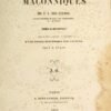 ŒUVRES maçonniques DE NICOLAS DES ÉTANGS   &   Diplôme de la Loge L’Espérance, à l’Orient de Bruxelles, 1824