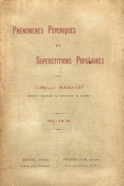 Phénomènes psychiques et superstitions populaires