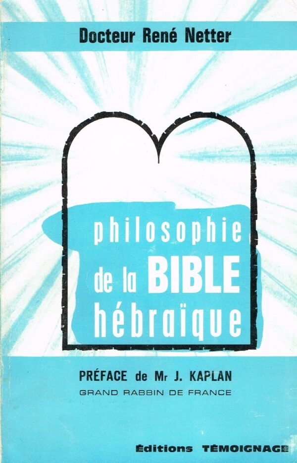 Philosophie de la Bible Hébraique