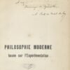 Philosophie moderne basée sur l'expérimentation. Essai résumant la philosophie de M. de Tromelin.