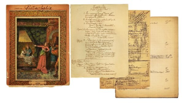 (MANUSCRIT) BARLET, F. CHARLES (Albert Faucheux) Pistis Sophia (Notes et index)