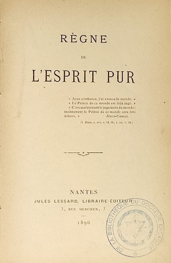 Règne de l’Esprit pur