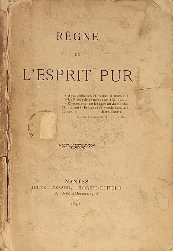 Règne de l’Esprit pur