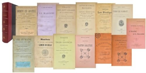 Réunion de 13 plaquettes rarissimes