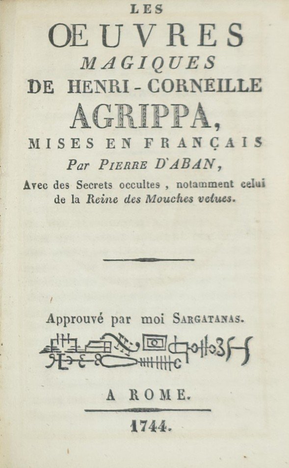 Réunion de QUATRE GRIMOIRES