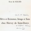 Rêve et Existence, Image et Sens chez Hervey de Saint-Denys