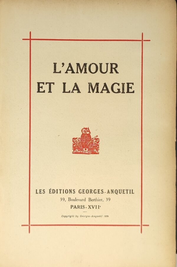 L’amour et la magie