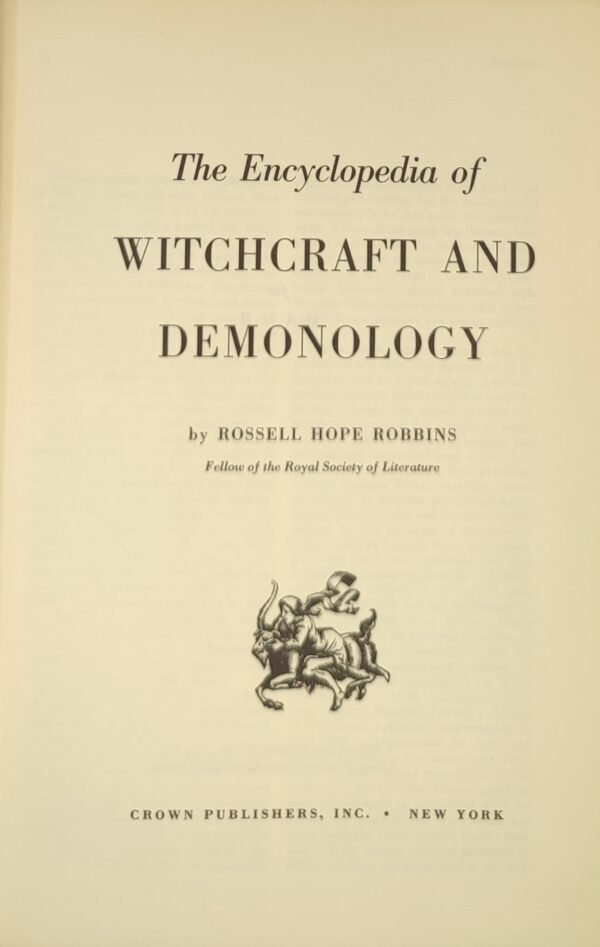The Encyclopedia of Witchcraft and Demonology