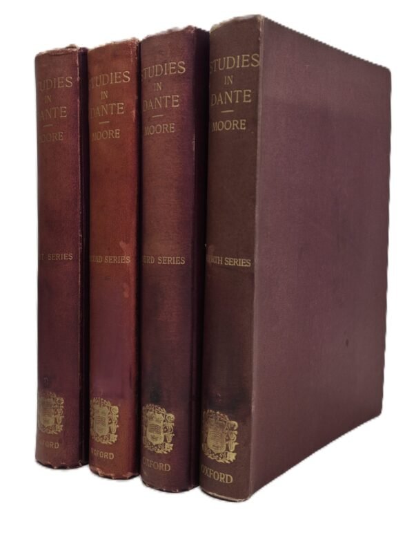Studies in Dante. First, second, third and fourth séries (complet)