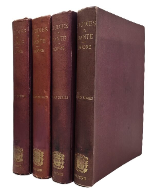 Studies in Dante. First, second, third and fourth séries (complet)