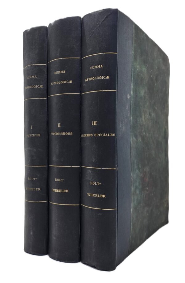 Summa Astrologicae. Prolégomènes d’Occultisme. En trois volumes (complet)
