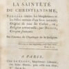 La vérité et la sainteté du christianisme vengées