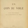 Un coin du Voile. Etude philosophique sur la recherche de la vérité