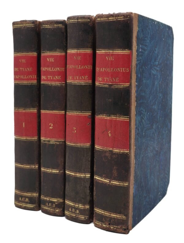 Vie d’Apollonius de Tyane. Avec les commentaires donnés en anglais par Charles Blount...