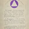 Manuscrit : Visions archangéliques. Méditations par la Vision. Tableaux par CHRISTIAN LORING