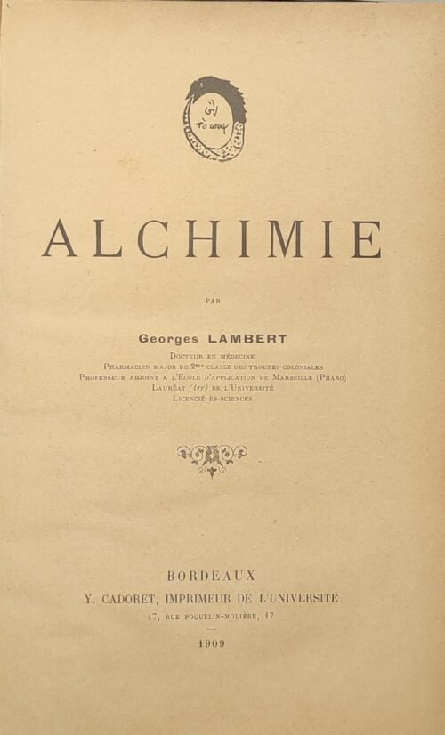 Alchimie