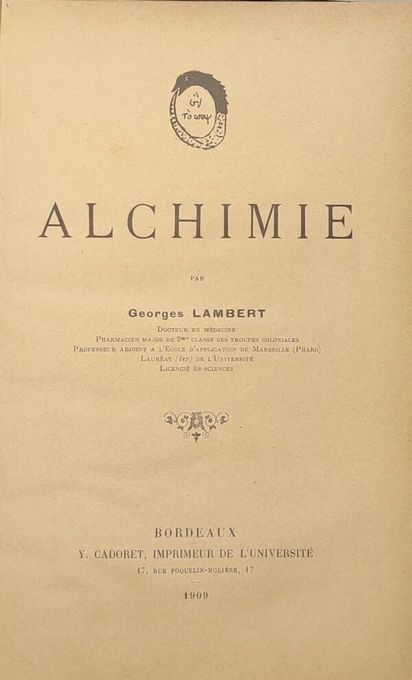 Alchimie