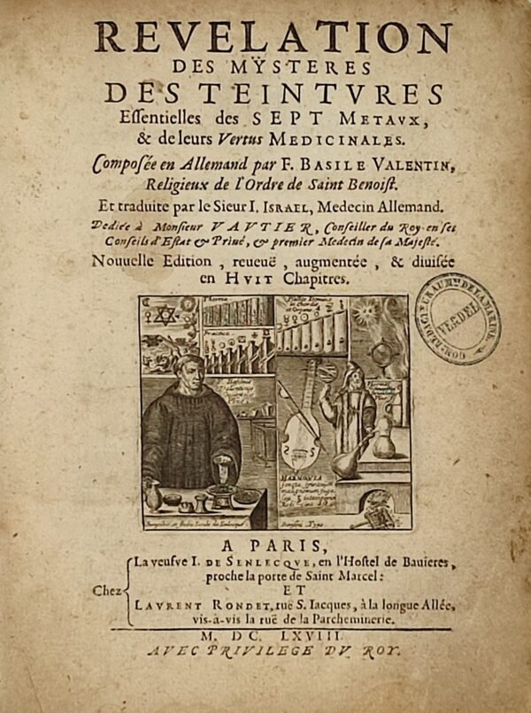 Revelation des Mÿsteres des Teintures Essentielles des SEPT METAUX