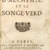 Le Texte d'Alchymie, et le Songe-Verd