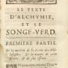 Le Texte d'Alchymie, et le Songe-Verd