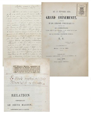 Réunion de quatre textes dont Philosophie du Surnaturel... Stanislas de Guaita et sa Bibliothèque Occulte, n° 708