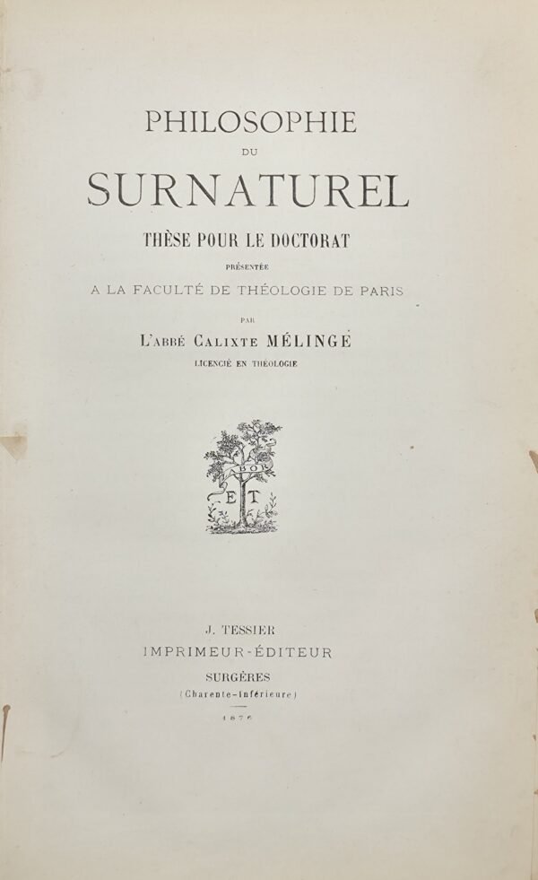 Réunion de quatre textes dont Philosophie du Surnaturel... Stanislas de Guaita et sa Bibliothèque Occulte, n° 708