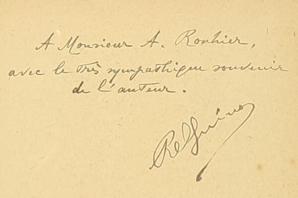 La Crise du monde moderne. Envoi autographe signé  de René Guénon à Alexandre Rouhier