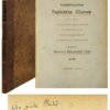 Amphitheatrum Sapientiae Æternæ... Envoi autographe signé  de Papus au Maître Barlet. Double provenance : Charles Barlet, puis René Alleau