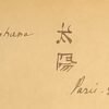 Stanislas de Guaita; Envoi autographe signé  de Matgioi à Léon Champrenaud, dit Théophane