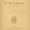 Le Te de Laotseu