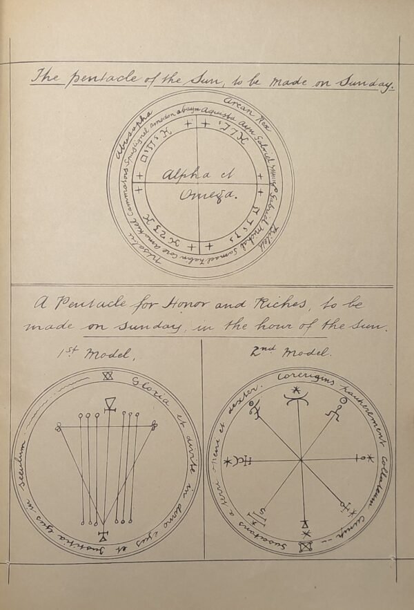 (Tapuscrit) L’Art de la magie talismanique « d’après les ouvrages de Rabbi-Salomon - Agrippa - F. Barret - Raphaël, etc… »