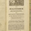 La maçonnerie mesmérienne, ou les leçons prononcées par Fr. Mocet, Riala, Themola, Séca et Célaphon, de l'Ordre des F. de l'Harmonie, en loge mesmérienne de Bordeaux, l'an des influences 5784, et du mesmérisme le 1er, par M. J.-B.***, D. M.