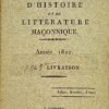 Mélanges de philosophie, d’histoire et de littérature maçonnique (par le Fr. BERNAERT)