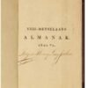 De Nederlandsche Vry-Metzelaars Almanach. Année 1786, puis 1799 à 1841, soit 44 volumes