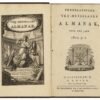 De Nederlandsche Vry-Metzelaars Almanach. Année 1786, puis 1799 à 1841, soit 44 volumes