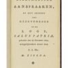 De Nederlandsche Vry-Metzelaars Almanach. Année 1786, puis 1799 à 1841, soit 44 volumes