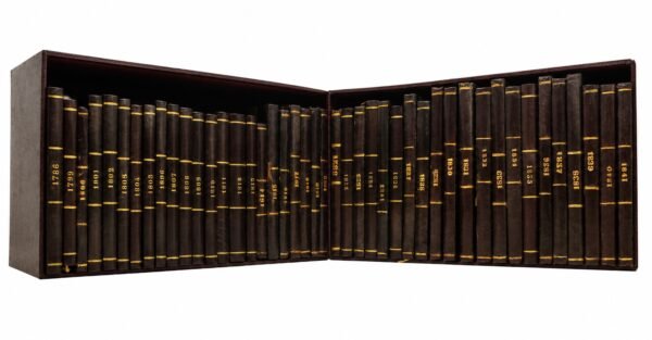 De Nederlandsche Vry-Metzelaars Almanach. Année 1786, puis 1799 à 1841, soit 44 volumes
