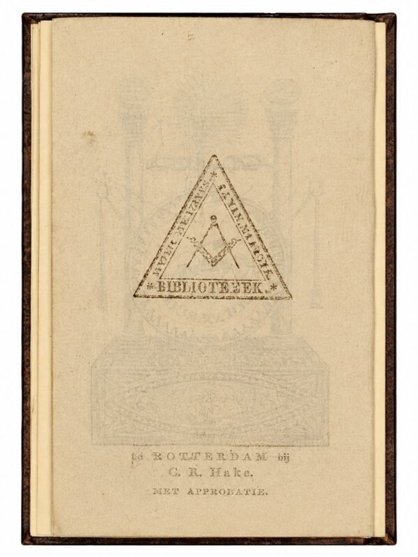 De Nederlandsche Vry-Metzelaars Almanach. Année 1786, puis 1799 à 1841, soit 44 volumes