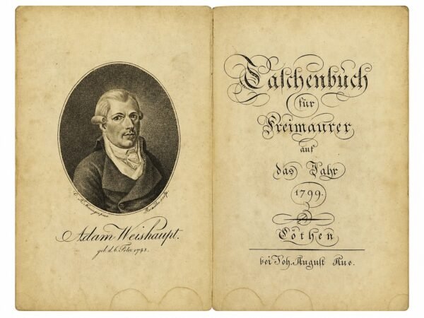 (Almanach de poche pour francs-maçons pour les années 1798, 1799, 1800, 3 premières années, complètes). Jahrbuch der Maurerey Erster, Zweiter und Dritter Band (Annuaire de la maçonnerie, premier, deuxième et troisième volumes)