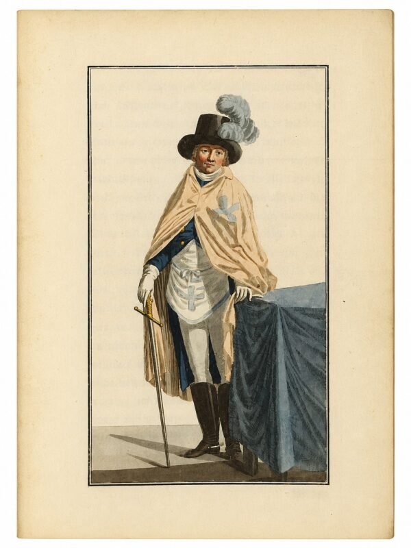 (Almanach de poche pour francs-maçons pour les années 1798, 1799, 1800, 3 premières années, complètes). Jahrbuch der Maurerey Erster, Zweiter und Dritter Band (Annuaire de la maçonnerie, premier, deuxième et troisième volumes)